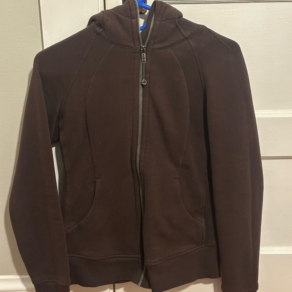 Women Lululemon Brown Hoodie Jacket